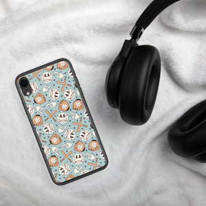 Smiley iPhone Case (Blue)