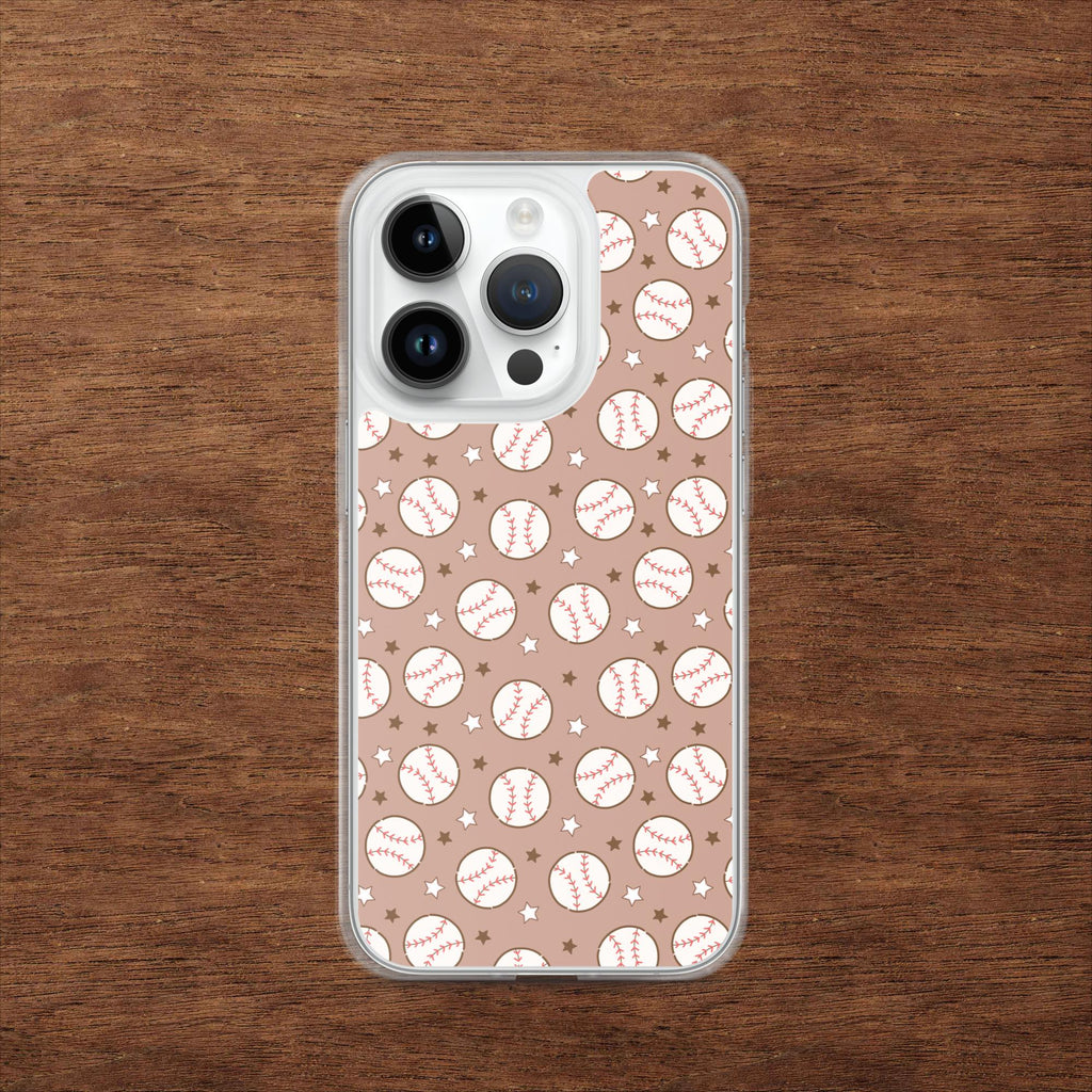 Brown Baseballs iPhone Case