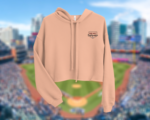 Home Sweet Ballpark | Embroidered Cropped Hoodie