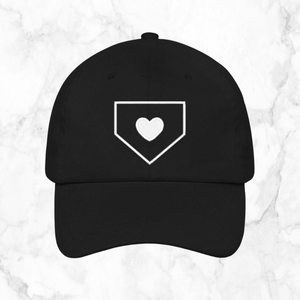 home plate heart | dad hat