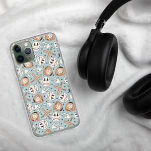 Smiley iPhone Case (Blue)