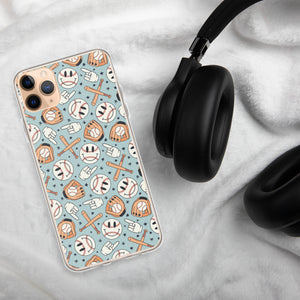 Smiley iPhone Case (Blue)