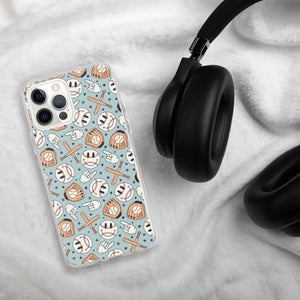 Smiley iPhone Case (Blue)