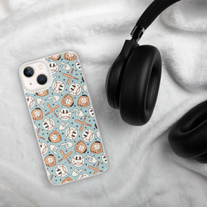 Smiley iPhone Case (Blue)