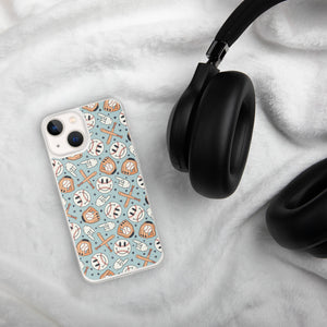 Smiley iPhone Case (Blue)